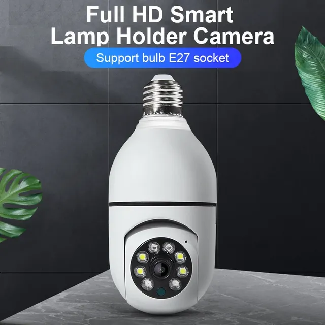 Ampoule E27 Caméra Wifi 2.4G Vision nocturne couleur 355… – vue 4