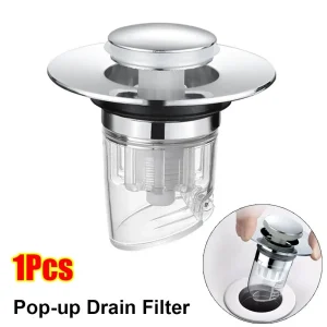 Filtre de vidange Pop-up universel pour lavabo, filtre d’évier à cheveux, noyau de rebond, bouchon de baignoire de cuisine, bouchon de douche, outil de salle de bains Filtre de vidange Pop-up universel pour lavabo, filtre d’évier à cheveux, noyau de rebond, bouchon de baignoire de cuisine, bouchon de douche, outil de salle de bains