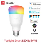 Yeelight ampoule LED intelligente W3 couleur maison intelligente E27 2700K 900lm 8W 100-240V lampe pour Xiaomi mijia Alexa Google Home Yandex