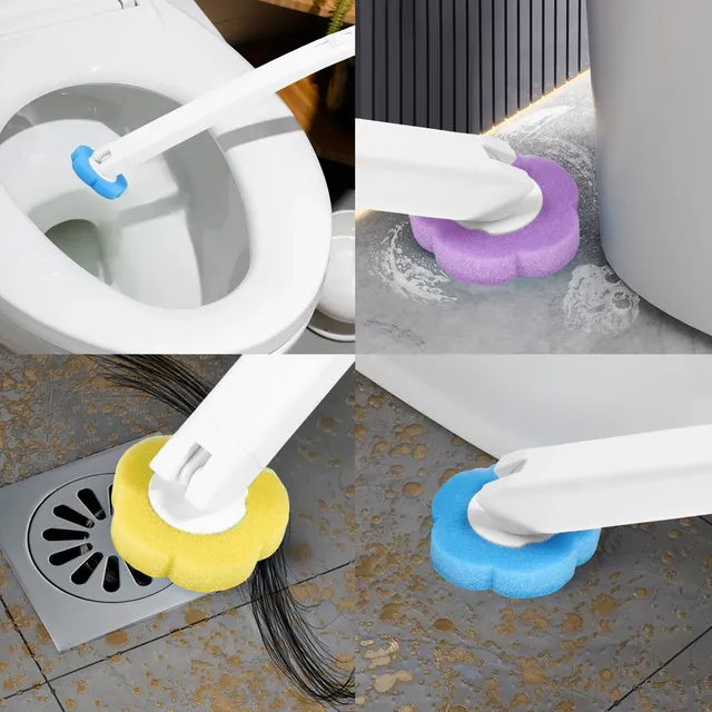 Brosse de toilette avec Kits de têtes de rechange jetables – vue 6