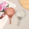 Miroir de maquillage à main rond miroir cosmétique… – vue 6