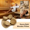 Appui-tête de sauna pour se détendre, léger et ergonomique, soutien de la tête, oreiller de cou, accessoire de sauna pour salle de vapeur de spa à domicile