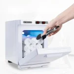 Stérilisateur de serviettes UV chauffé 5L, Mini armoire de désinfection intelligente à chauffage rapide, chauffe-serviettes pour Salon de Spa et salle de sport domestique, utilisation en hôtel