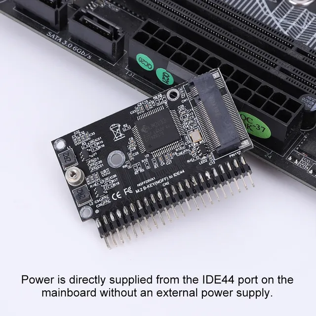 Adaptateur M.2 IDE M.2 NGFF SATA SSD vers 2.5 IDE SATA SSD – vue 2