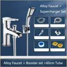Robinet lavabo douche monotrou pont monté laiton poignée… – vue 5