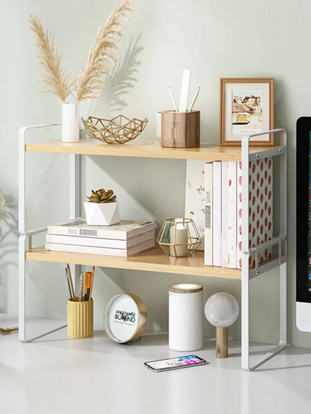 Étagère d'armoire blanche empilable – vue 2