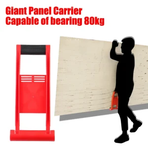 Support de panneau géant 80KG, manipulation de planche de bois, outil de charge, pince de support de panneau, poignée de cloison sèche, couvre-lit en contreplaqué pour le transport Support de panneau géant 80KG, manipulation de planche de bois, outil de charge, pince de support de panneau, poignée de cloison sèche, couvre-lit en contreplaqué pour le transport