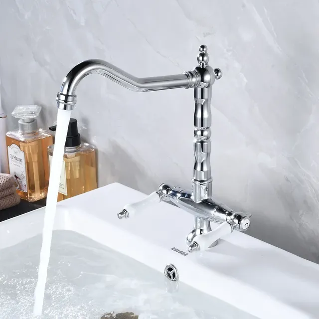 Robinet de lavabo en laiton – vue 4