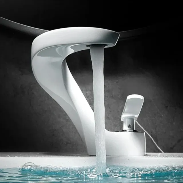Robinet de Cascade Froide et Chaude en Laiton Chromé – vue 3