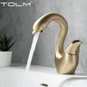 Mitigeur lavabo monocommande bec cascade forme cygne… – vue 3