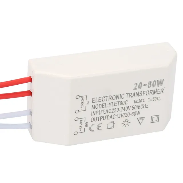 Transformateur électronique 220V 12V 20 60W pilote… – vue 2