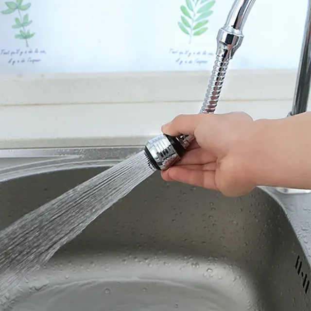 360 ° Extension de robinet de cuisine à réglage – vue 2