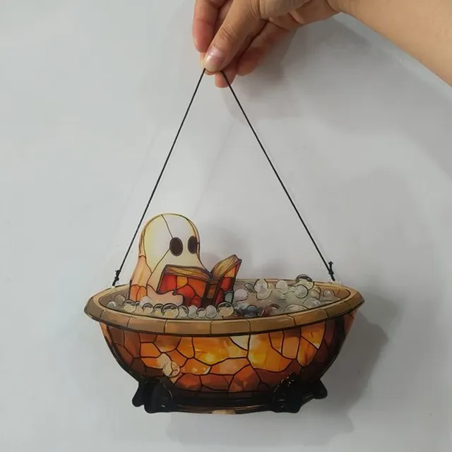 Ornements suspendus en acrylique fantôme d'halloween… – vue 4