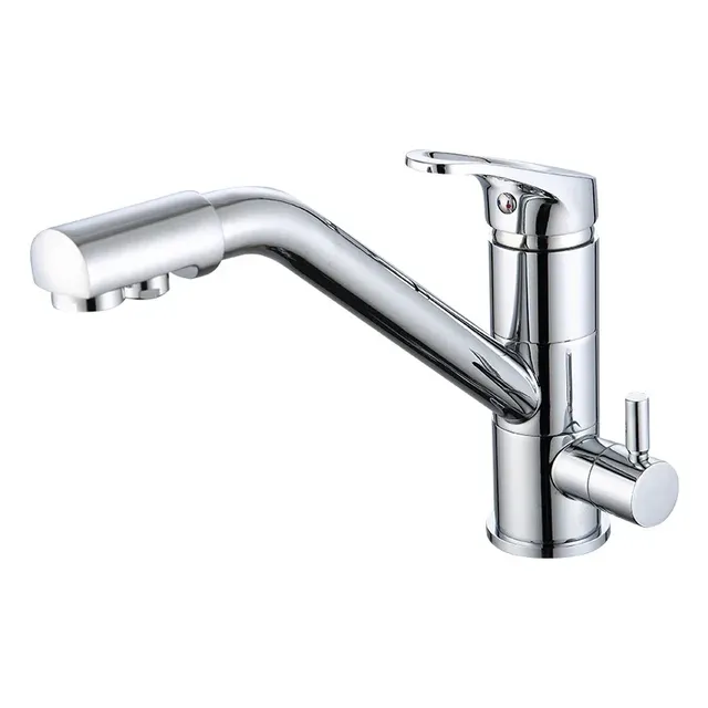 Robinet cuisine laiton mitigeur monocommande monotrou… – vue 3