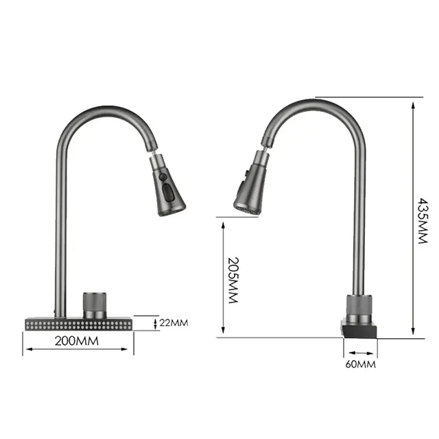 Cascade évier tirer Type robinet de cuisine mélangeur… – vue 7