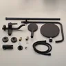 JIENI mat noir pluie robinet de douche ensemble mat noir… – vue 6