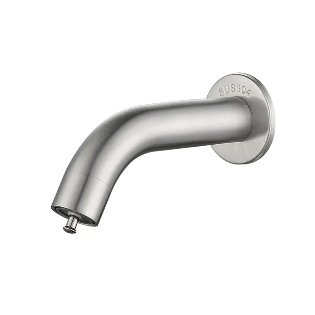Robinet Mural Lavabo Acier Inoxydable Brossé Nickel… – vue 7