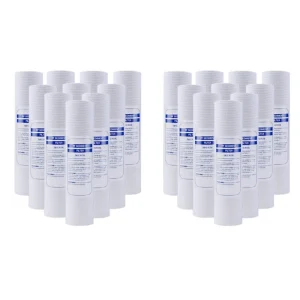 Filtre à eau universel en coton PP, 10 pièces, cartouche filtrante, filtres à eau pour sédiments, matériau en polypropylène pour Filtre à eau universel en coton PP, 10 pièces, cartouche filtrante, filtres à eau pour sédiments, matériau en polypropylène pour