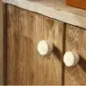Boutons de commode en rotin Boho – vue 3
