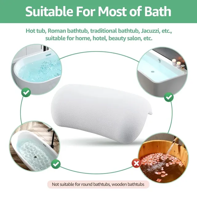 Oreiller de bain antidérapant – vue 6