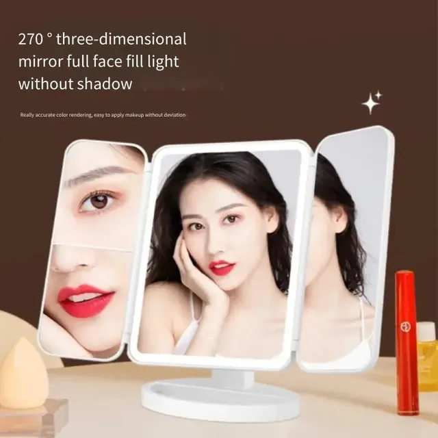 Miroir de maquillage à trois volets – vue 2
