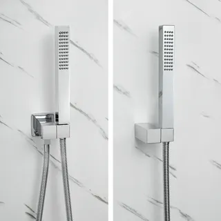 Pommeau douche main haute pression économie eau laiton carré chrome…
