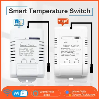 Capteur de température Wifi Tuya eWelink Smart Wifi Rf433 Thermostat…