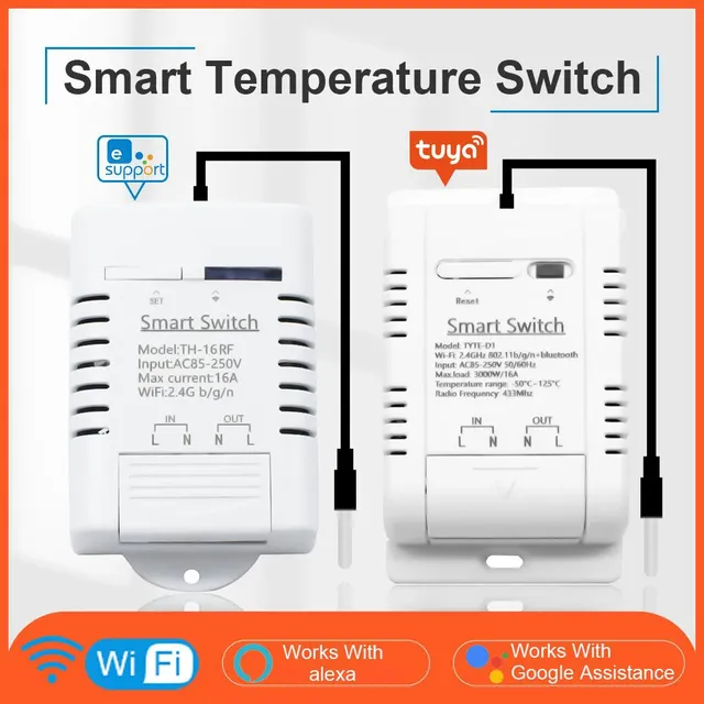 Capteur de température Wifi Tuya eWelink Smart Wifi…