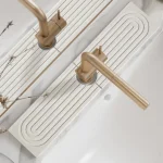 Anses Polymères pour Évier de Cuisine, Pierre à vaccage Rapide, Diatomite, Super Absorbant, Empêche l&rsquo;Humidité, 24