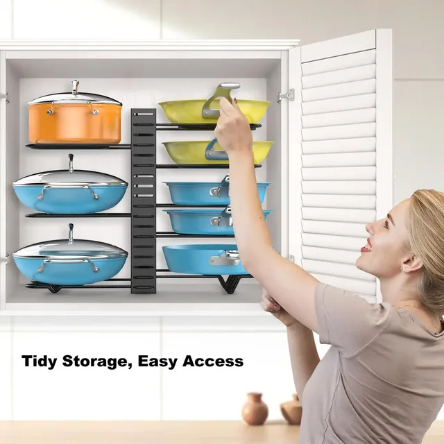 Organisateur de support de casseroles sous armoire – vue 6