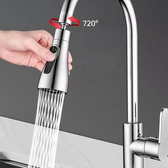 Buse de robinet de cuisine extractible