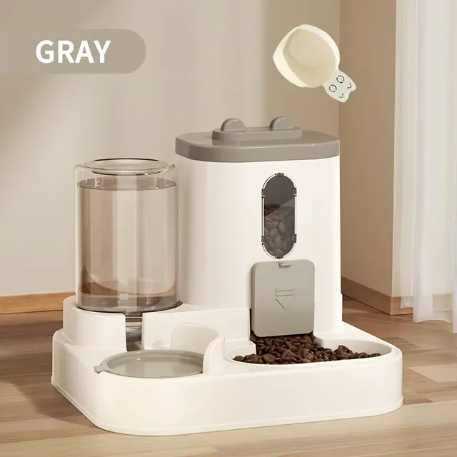 Distributeur d'eau et de nourriture pour chat 2 en 1 – vue 6