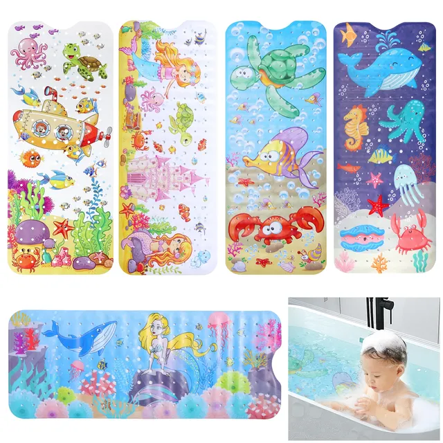 Grand tapis de bain de dessin animé pour bébés et enfants