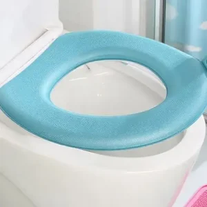 Coussin de siège de toilette étanche EVA, 1 pièce, universel, épais, quatre saisons, housse de siège confortable, accessoires de toilette auto-adhésifs Coussin de siège de toilette étanche EVA, 1 pièce, universel, épais, quatre saisons, housse de siège confortable, accessoires de toilette auto-adhésifs