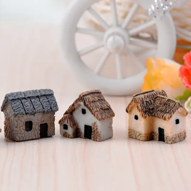 Mini Maison Artificielle en Résine – vue 2