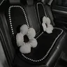 Housse de siège de voiture en peluche courte et douce – vue 2
