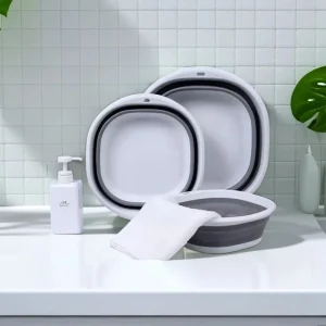 Lavabo pliable Portable de voyage, lavabo en plastique, rangement domestique, lavabo à linge pliant Lavabo pliable Portable de voyage, lavabo en plastique, rangement domestique, lavabo à linge pliant