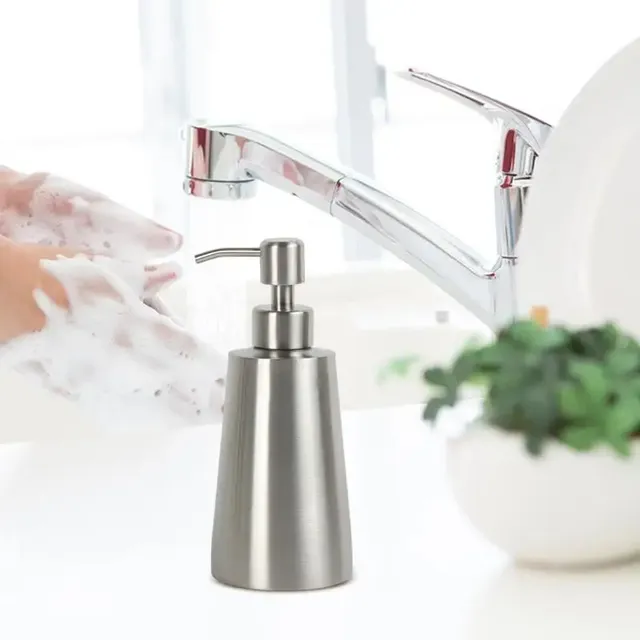 Distributeur de savon liquide en acier inoxydable de 350ml – vue 3