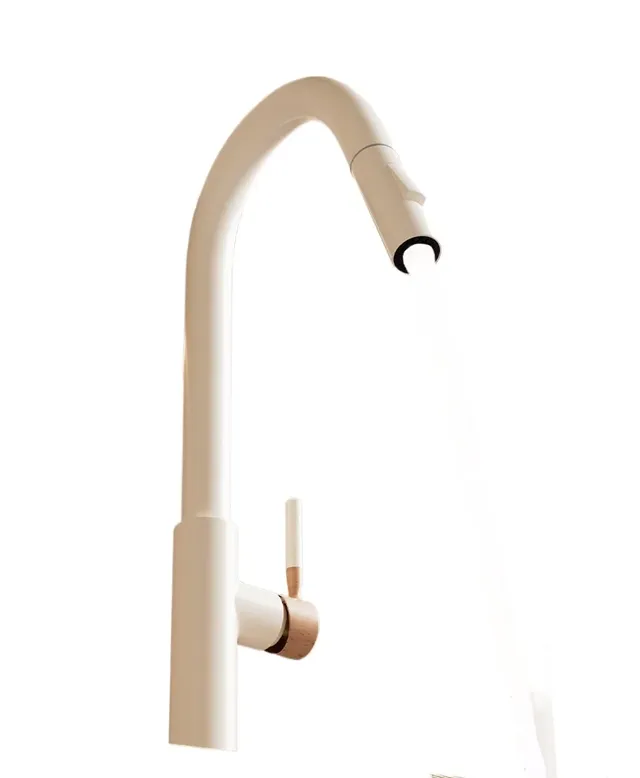 Robinet extractible en bois crème – vue 6