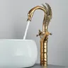 Robinet de lavabo en forme de cygne – vue 3