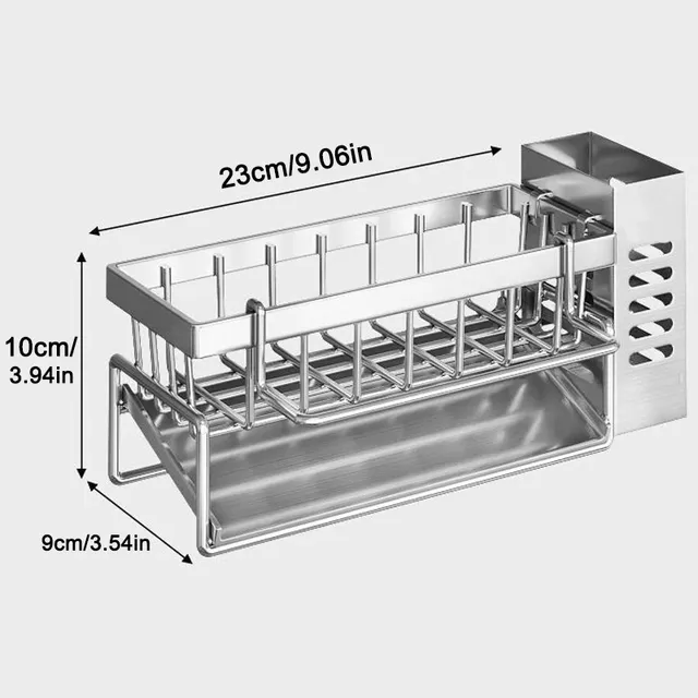 Support de rangement pour outils de nettoyage d'évier – vue 6