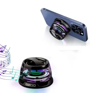 Haut-parleur Bluetooth Portable G200 RGB, éclairage magnétique BT5.3, Mini boîte de son, lecture de 7 heures, support pour téléphone