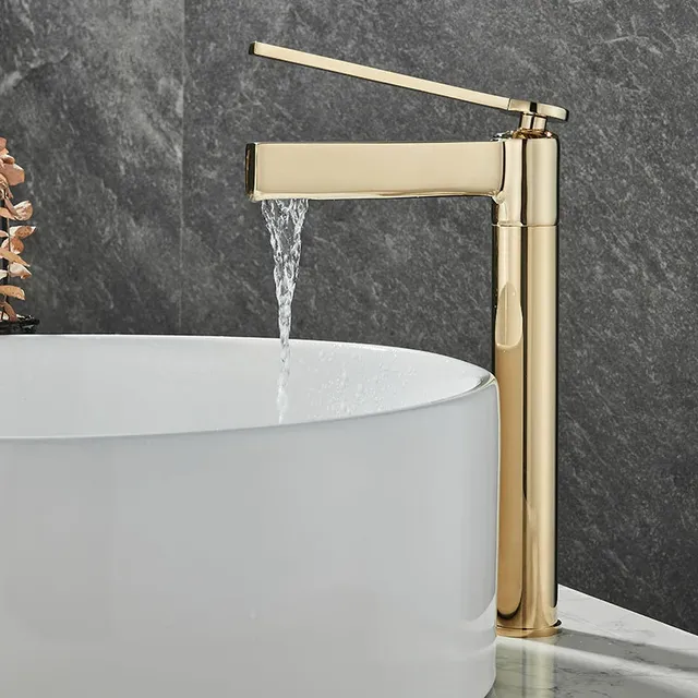 Robinet mitigeur de lavabo d'eau chaude et froide monté… – vue 2
