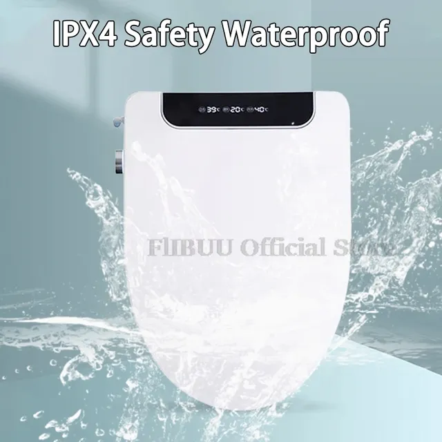 Couvercle de siège de toilette allongé Smart Bidet – vue 4