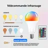 Ampoule LED 85-265V E12E14 RGBW lumière LED télécommande… – vue 5
