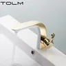 TOLM robinet de lavabo de salle de bains en laiton chromé – vue 5