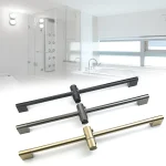 Barres coulissantes de douche en or brossé, Extension de douche, salle de bains, pomme de douche à main, support coulissant mural, barre coulissante réglable