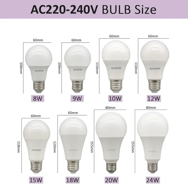 Ampoule Led E27 B22 – vue 5