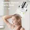 Pomme de douche noire avec adoucisseur d'eau - Le filtre… – vue 4