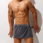 Jupe de Sauna pour hommes, serviette de bain portable, jupe magique, douche, peignoir de plage doux et respirant, peignoir de sport pour adultes